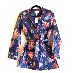 Floral Rain Coat